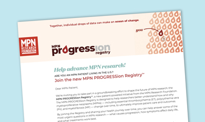 MPNPROGRESSionRegistry PatientLetter2